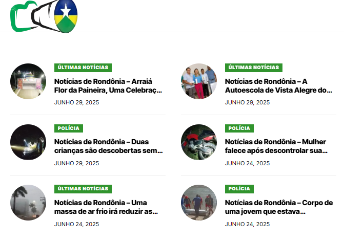 Portal de Notícias de Rondônia Informações em Tempo Real sobre o Estado