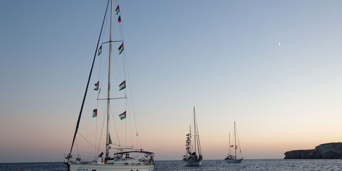 flotilha-worldwide-sumud:-onze-brasileiros-sao-capturados-por-israel